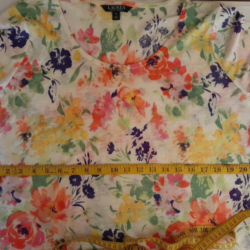 Lauren Ralph Lauren Linen Top - Picture 10 of 13